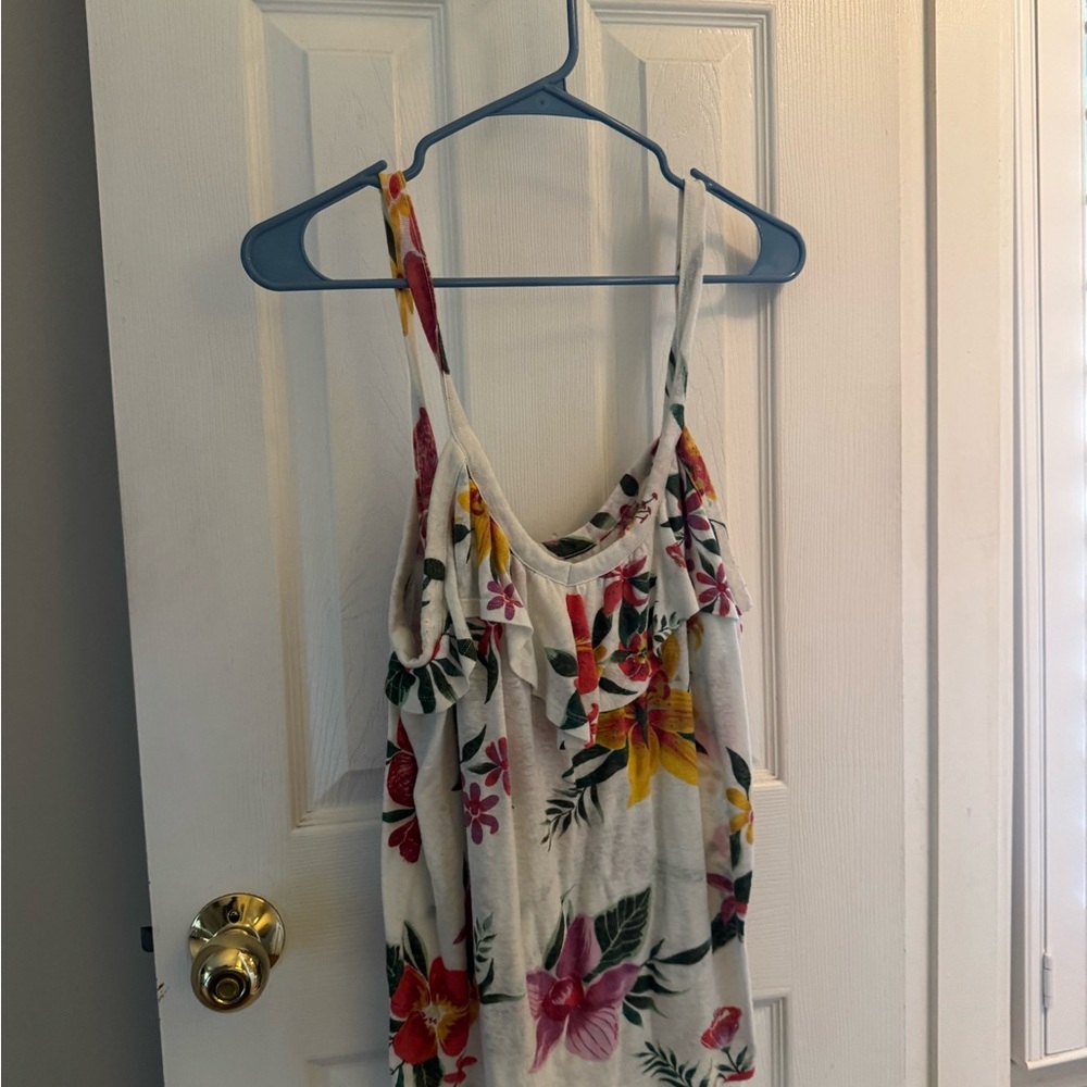 Old Navy Floral Tank Top - Red, Pink, Yellow, Green